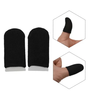 1 par de guantes con yema del dedo para juegos móviles para jugadores, resistentes al sudor