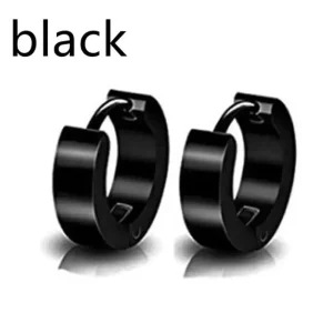 1 Par dependientes de acero inoxidable, de color solido