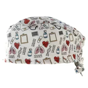 1 pieza Gorro de cirugía ajustable, cumple un papel protector