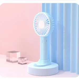 1 ventilador portátil nuevo para oficina, escritorio, multifuncional, plegable, pequeño, eléctrico, USB