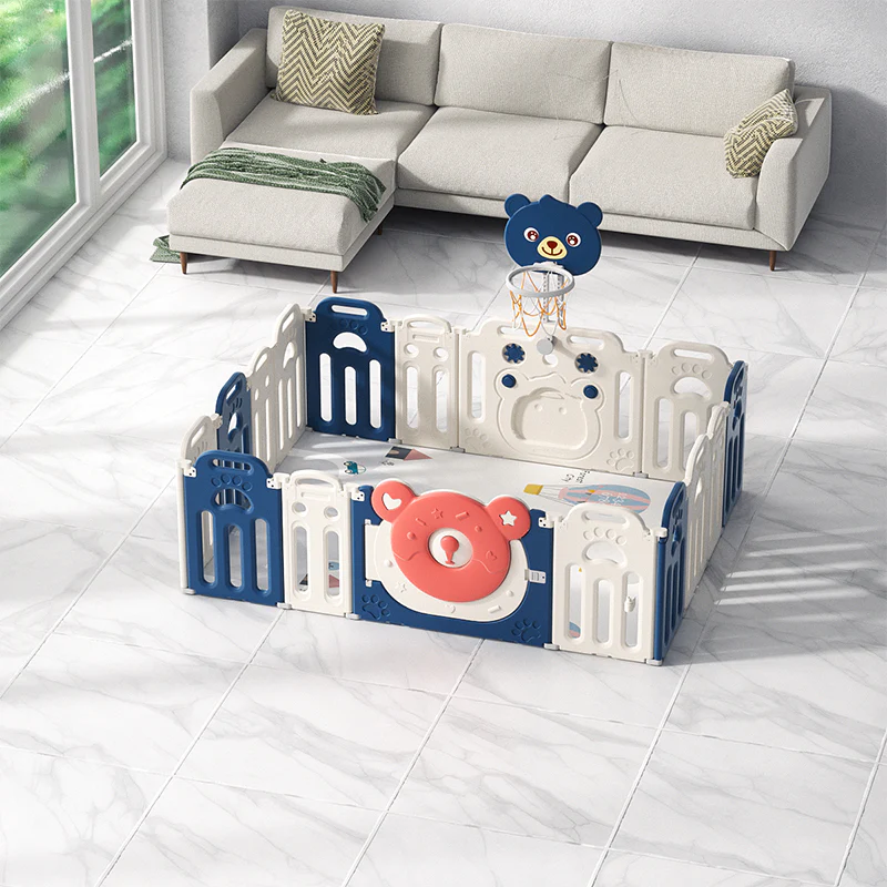 Corral para bebé plegable 150x180cm | Diseño Osito - Imagen 7