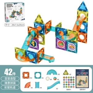 Set Bloques Magnéticos  42 Piezas