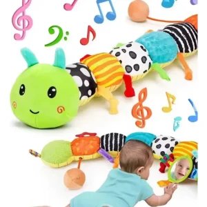 Peluche Cuncuna musical colorida 50 cm