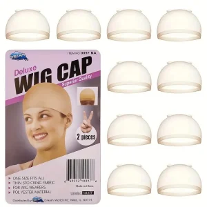 2 Gorros de Peluca Invisibles Ultra-Suaves y Transpirables Talla Única para Todos