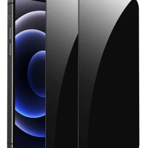 [2 piezas] Protector de pantalla de vidrio templado para privacidad compatible con iPhone