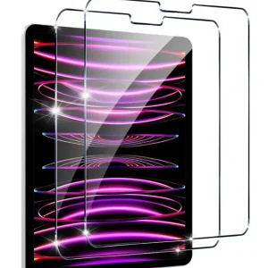 2 protectores de pantalla de vidrio templado HD compatibles con iPad