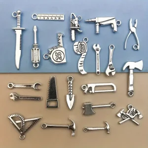20 Piezas, Herramientas De Hardware, Colgante Creativo, Adorno Colgante Para Bricolaje