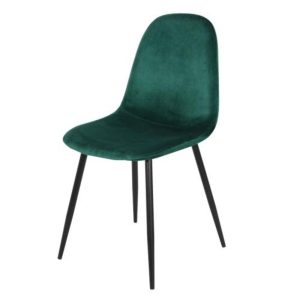 Importa Juego 4 Sillas de Comedor Modelo Cordoba Velvet – Azul, Dorado, Gris, Rosa o Verde – Muebles y Electrodomesticos Contreras