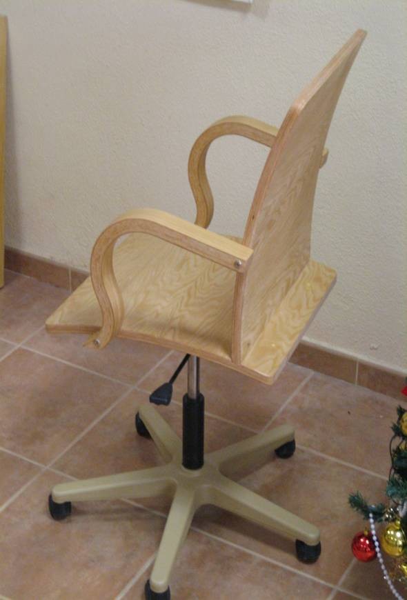 Silla Asiento Respaldo con Reposabrazos - Imagen 3