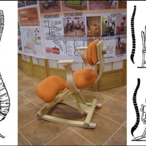 Silla Ergo. Balancín con Reposabrazos