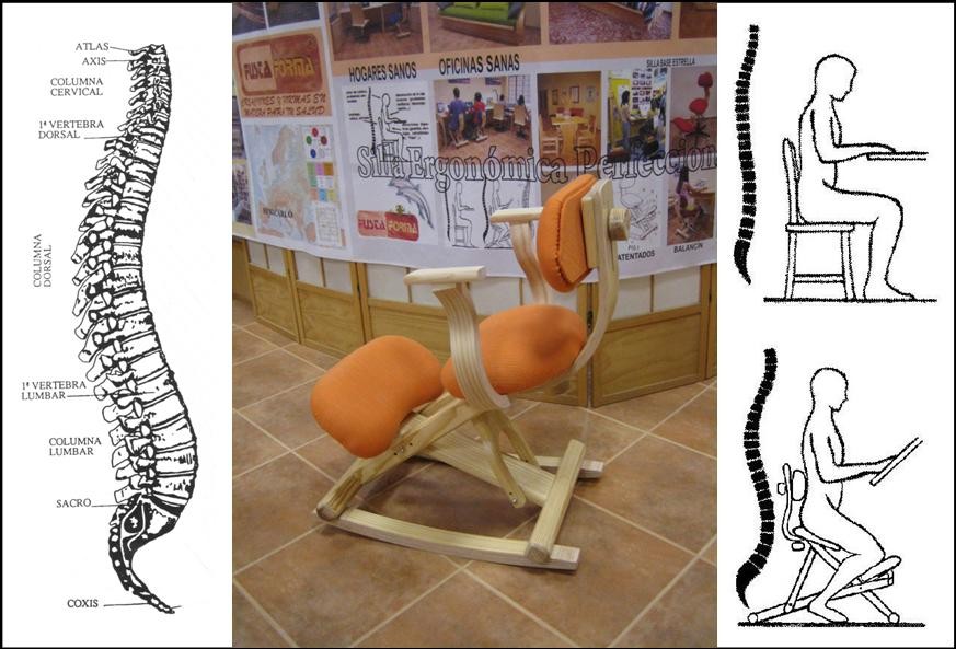 Silla Ergo. Balancín con Reposabrazos