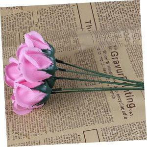 8 Uds Flor Artificial Rosa Cabeza de Flor decoración