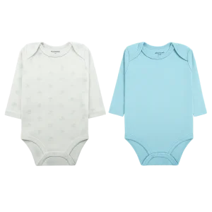 Set 2 Bodys Manga Larga Niño