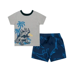 Conjunto Short y Polera Dino