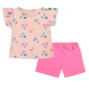 Conjunta Beba Short y Polera Algodón