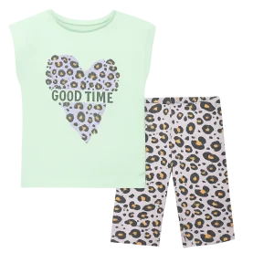 Conjunto Niña Algodón Calza Polera