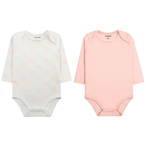 Set 2 Bodys Manga Larga Niña