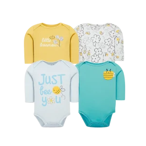 Set 4 Bodys Manga Larga Abejita
