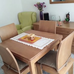 Mesa «libro» de 90 x 90 a 180