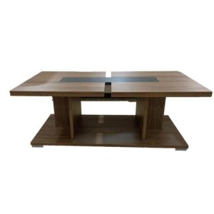 Hogladih Mesa Centro Fija – 110×60 – Color Nogal – Muebles y Electrodomesticos Contreras