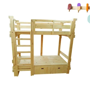 Litera Country con cajones (perchero de regalo)