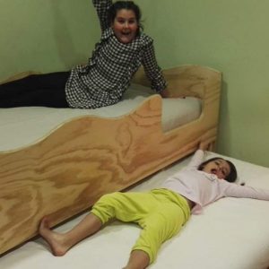 Cama Nido de 90 con Cajones y Barandilla Valdespartera