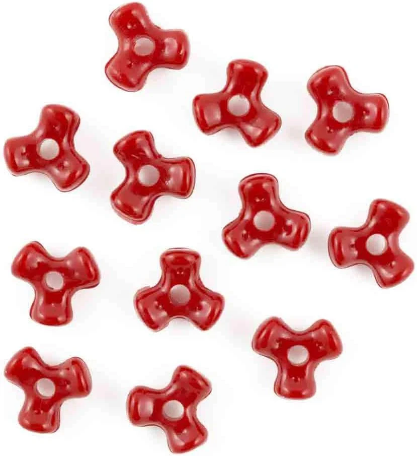 Acrílico Navidad Verde Tri Cuentas a Granel - Imagen 2