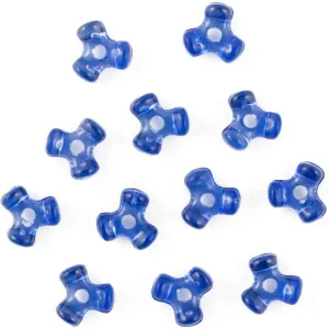 Acrílico Navidad Verde Tri Cuentas a Granel