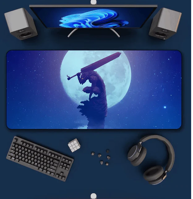 Alfombrilla de ratón Anime Berserk con impresión HD para ordenador de sobremesa - Imagen 2