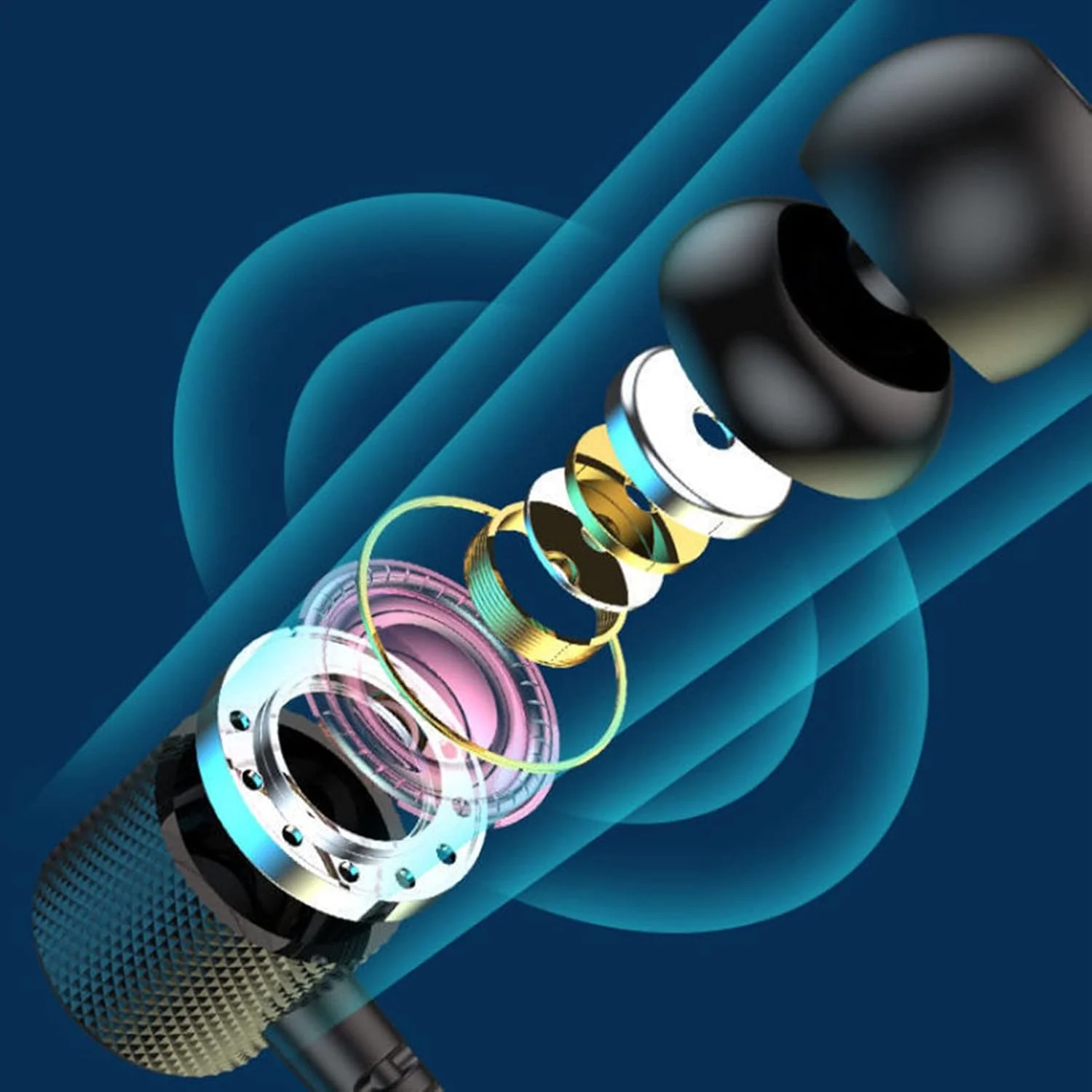 Auriculares Bluetooth con banda para el cuello, con controles mecánicos y botones multifuncionales - Imagen 4