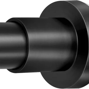 Barra de cortina de ducha negra de 36 a 84 pulgadas (3-7 pies)