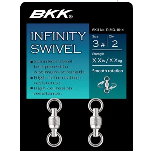 BKK Infinity Swivel - está equipado con acero inoxidable 2pcs/caja de 10 pares