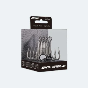 BKK-VIPER-41 es un anzuelo triple 4x fuerte 5pcs /caja de 5 paquetes