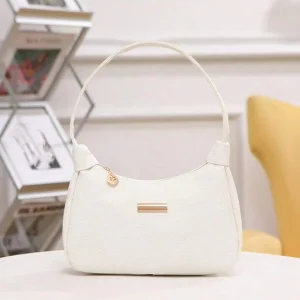 Bolso bandolera de moda para niñas, de piel sintética cómoda y de color liso