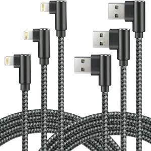 Cable de carga para iPhone, paquete de 3
