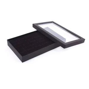 Caja de almacenamiento de 36 ranuras para anillos, organizador