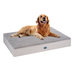 Cama ortopédica de espuma viscoelástica para perros Veehoo