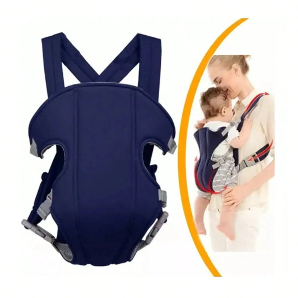 Cangurera Mochila Porta Bebe Ergonómica 3 en 1 Azul