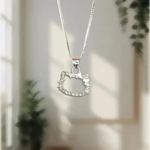 Collar con colgante de aleación de zinc