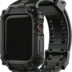 Correa de silicona negra para Apple Watch de Wristitani 1 unidad