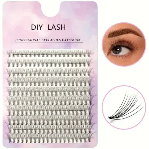 Extensiones de pestañas individuales DIY voluminosas y con puntas, 10P - D9-16Mix
