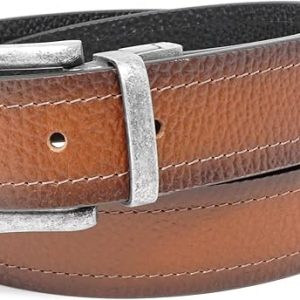 Florsheim Cinturón reversible de cuero genuino Brower para hombre