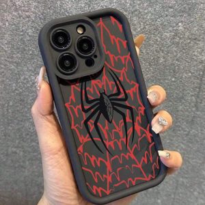 Funda anticaídas gruesa y sencilla, Apple ilumina tu iPhone con un diseño de telaraña