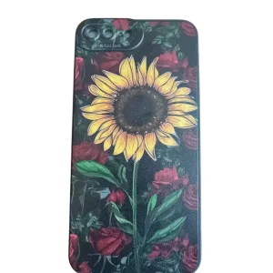 Funda compatible con iPhone, diseño de rosas rojas de girasol