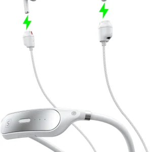 Funda de carga portátil para Airpods Pro de 1ª/2ª/3ª generación, correa antipérdida, cordón deportivo