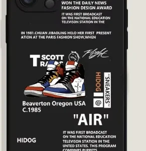 Funda de silicona 3D para teléfono móvil, diseño de zapatillas iphone 12