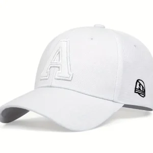 Gorra de béisbol con bordado de letras A, gorro de Hip Hop a la moda