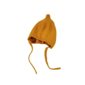 Gorro con orejas de elfo para niños de otoño e invierno.