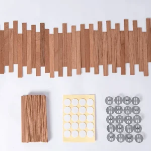 Juego de 100 mechas de madera para velas, para hacer velas de 13 x 1,27 cm,