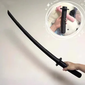Katana de Plástico Ligero para Juegos de Rol - Accesorio Escalable y Divertido